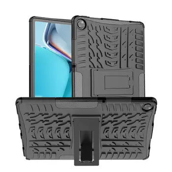 Калъф За OPPO Realme Pad 10,4 2021 RMP2102 RMP2103 Калъф Funda Tablet устойчив на удари 2 в 1 БРОЙ Силиконова Hybrid Поставка на Корпуса Shell