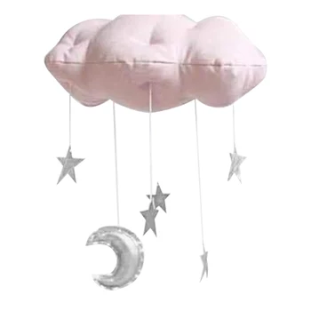  Облак Висулка Луна Подарък САМ Мобилни Звезди Начало Детска Спалня Таван, Висящи Украшения Украшение Детска Стая Дете