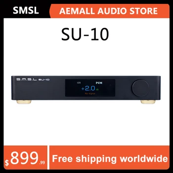  SMSL СУ-10 MQA Декодер Подкрепа MQA-CD Двойна ES9038PRO Hi-Res Audio DAC 32 бита/768 khz DSD512 Подкрепа LDAC, Aptx/HD, SBC, AAC SU10 КПР