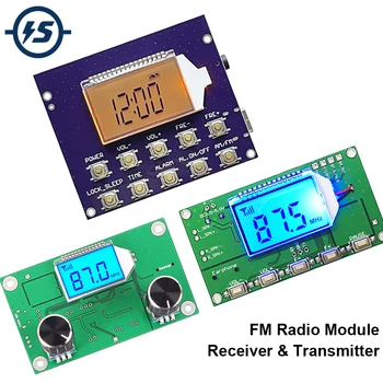  Безжичен FM Радио Модул 87,0 Mhz-108,0 Mhz Честотна Модулация САМ Цифров Радио Такса Трансмитер с LCD дисплей