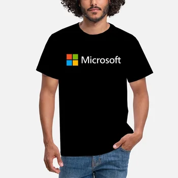  Microsoft Windows Модни Реколта Тениска Дамски Мъжки Класически Реколта тениска С принтом Подарък Бойфренду Мъжа си Camiseta Hombre Върховете
