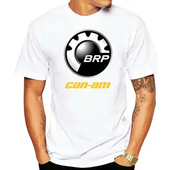  CAN-AM Логото на BRP ATV Renegade UTV Outlander Черна Тениска Тениска Нова Мода Мъжка Тениска С Къс Ръкав Памучни Тениски 2022 Върховете