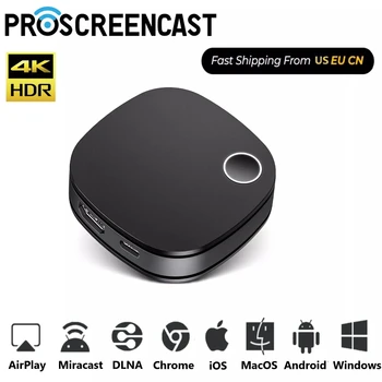  Proscreencast SC01 2,4 G/5G 4K HDR Miracast WiFi Дисплей Приемник Ключ За Airplay DLNA, HDMI, TV Stick
