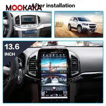  За Chevrolet Captiva 2013-2017 Android 9,0 и 4 + 64G ROM Tesla стил на GPS Навигация Главното устройство Мултимедиен Рекордер БЕЗ възпроизвеждане на DVD