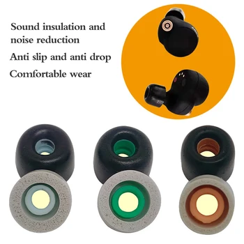  1 чифт Предпазни Слушалки тапи за уши За Sony WF-1000XM4 WF-1000XM3 Безжични Bluetooth Слушалки С Паметта Памук Ушния Подложка