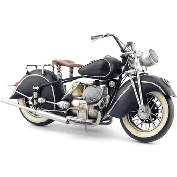  Античен Класически Модел на Мотоциклет Ретро Реколта от Ковано желязо, Метални Изделия за Декорация на Дома Интериор Tin Ръчно изработени