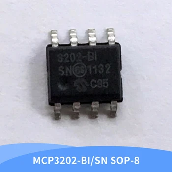  1-10 бр. MCP3202-BI/SN Осъществяване SOP8 3202-BI/SN Цифроаналоговый конвертор едно-чип Микрокомпютър Нов Оригинален Чип