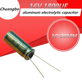  5 бр.-20 бр. 16V1800 icf 16 от 1800 uf 10*20 Ниско съпротивление esr/Импеданс висока честота на алуминиеви електролитни кондензатори с размер 10*20 мм