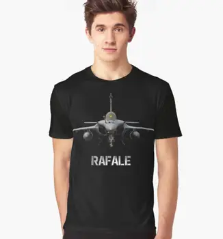  Самолет Рафаль Франция Боец Реактивен Изтребител-Пилот На Военен Авиационен Подарък Графична Мъжка Тениска