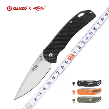 Ganzo F753M1 58-60HRC 440C острието G10 или дръжката е от въглеродни влакна сгъваем нож Нож за оцеляване на открито, на къмпинг, EDC инструмент Джобен нож