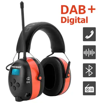  ZOHAN DAB +/DAB/Dab FM Антифони За Защита на слуха Радиоэлектронные Bluetooth слушалки Защита на ушите 25 db литиева Батерия