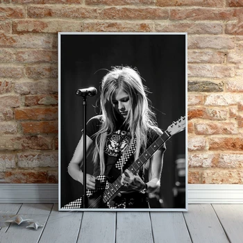  Avril Lavigne Плакат Музикална Звезда Певицата Рап Печат На Плакати Печат На Платно Декорация На Дома, Подарък Стенни Живопис Без Рамка