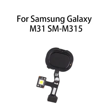  Оригинален Начало Бутон Сензор за Пръстови Отпечатъци Гъвкав Кабел За Samsung Galaxy М31 SM-M315