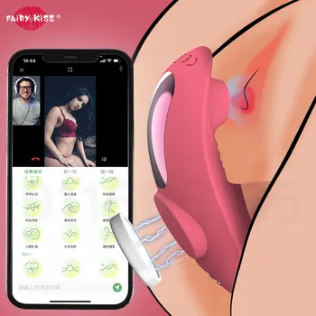  Приложение Bluetooth Вибратор За Жените Дистанционно Управление Мини Клитора Издънка Малък Вибро В Секси Бикини Стимулатор На Клитора Секс Играчки За Възрастни