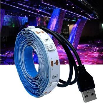  USB UV Led Лентата е 5 В 5050SMD 30 led/m IP30 Ултравиолетова Led Лента С Подсветка За Датирането на Тялото/Проверка на Банкноти/Флуоресцентни Партита