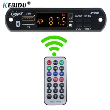  kebidu Bluetooth MP3 Декодер Платка 5 На 12 В Аудио Модул за Кола Дистанционно Музикален Говорител Автомобилни Превозни Средства MP3 USB FM TF Радио Дъска
