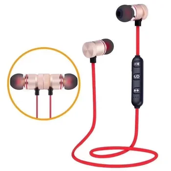  5,0 Bluetooth Слушалки Спортни Шийни Магнитни Безжични слушалки Стерео Слушалки Музикални Метални Слушалки С Микрофон За Всички Телефони