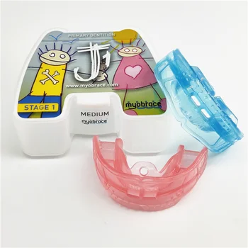  Стоматологичен MRC-уред J1 за малки деца / Myobrace Teeth-Trainer за деца J1 / Blue Pink J1 Trainer Корекции на лоши навици на устната кухина
