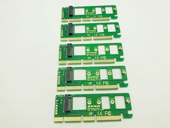  5 Бр. NGFF M. 2 NVME AHCI SSD за PCI-E PCI Express 3,0x4 x16 Адаптер Странично Card M ключ Жак за XP941 SM951 PM951 A110 M2 SSD
