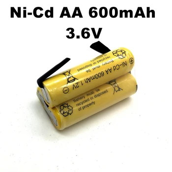  Акумулаторна батерия САМ Ni-CD AA 600mAh 1.2 V 3.6 V