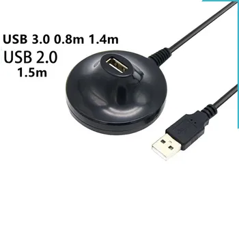  Кабел за док-станция, USB 3.0 Type-A с вход от мъжа към жената 0,8 m USB 2.0 1.5 м