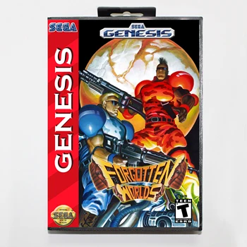  Игрална карта Forgotten Свята 16bit MD за Sega Mega Drive / Genesis с търговците на предавателна