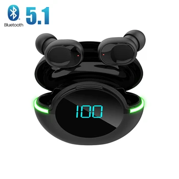  Y80 Bluetooth 5,1 Слушалки Безжични Слушалки Стерео намаляване на шума Спортна Водоустойчива Слушалки с Микрофон за IOS/Android