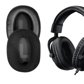  1 Чифт висококачествени Амбушюр За слушалки Logitech G Pro/G Pro X Сменяеми Амбушюры От мека кожа с ефект на паметта