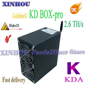  Нов Goldshell KD box-pro 2.6 T Blake2S ASIC KDA Kadena миньор е по-добре, отколкото KD-КЛЕТКА KD2 KD5 Mini-DOGE CK-BOX ST-BOX HS-BOX JASMINER