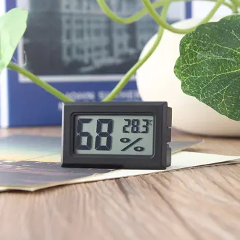  Мини Цифров LCD Термометър е Професионален Влагомер Влажност Измерване на Температурата на Закрит Цифров LCD Дисплей Сензор