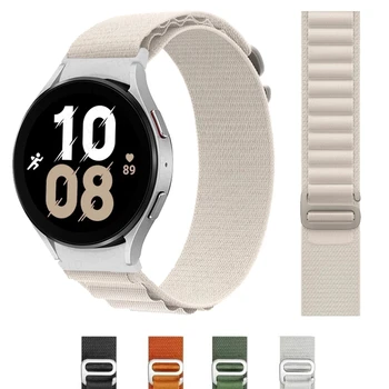  Найлонов ремък с алпийска линия за Samsung Watch 5/4 44 мм 40 мм Watch5 Pro 45 мм G-образна каишка за Galaxy Watch 4 Classic 42 46 20 мм