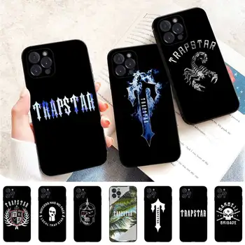  Калъф за телефон Trapstar за iPhone 11 12 13 Mini Pro Max 8 7 6 6S Plus X 5 SE 2020 XR XS Funda Case